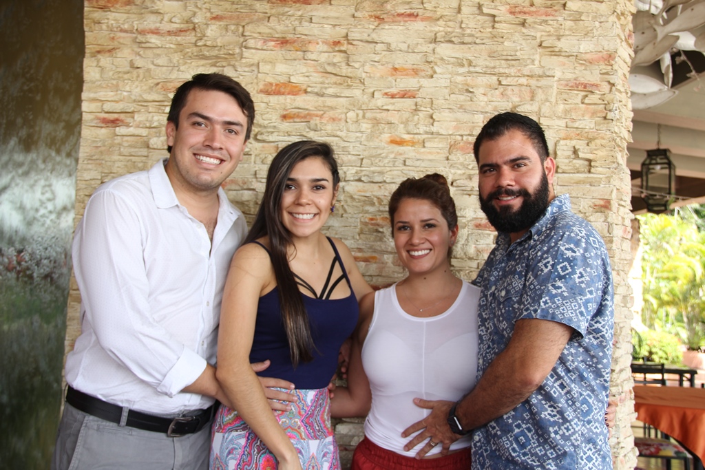 José Luis Flórez, Natalia Silva, Daniela Covarubias y Ramón Silva.